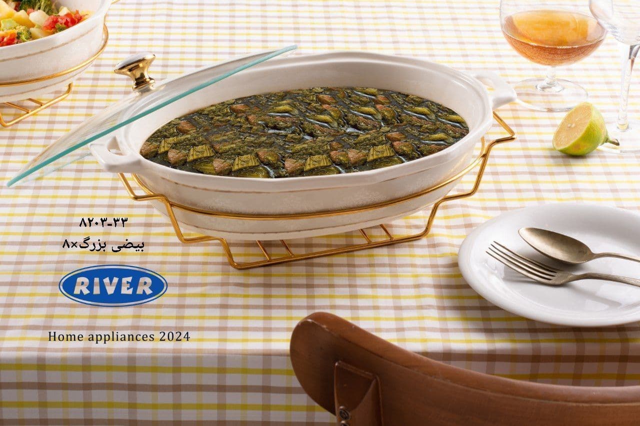 سوفله چینی بیضی استنددار گلدار ریور RIVER