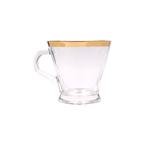فنجان آنتالیا لب طلا