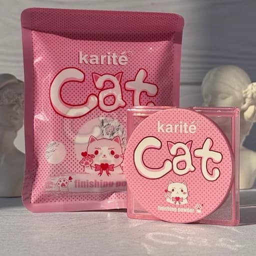پودر فیکس کارییتا پیشی Cat پودر فیکس سفید بدون رنگ