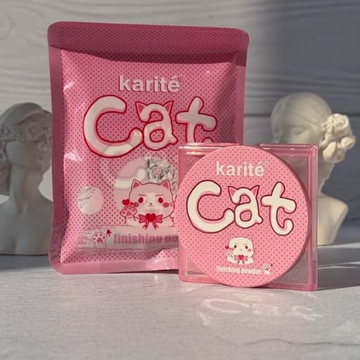 پودر فیکس کارییتا پیشی Cat پودر فیکس سفید بدون رنگ — تصویر ۵