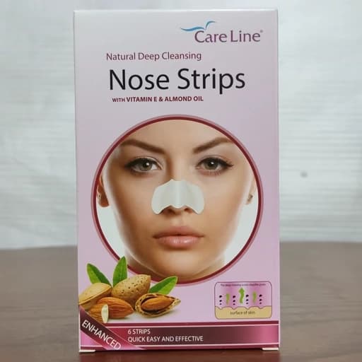 چسب بینی کرلاین Care Line حاوی ویتامین ای و روغن بادام بسته 6 عددی — تصویر ۲