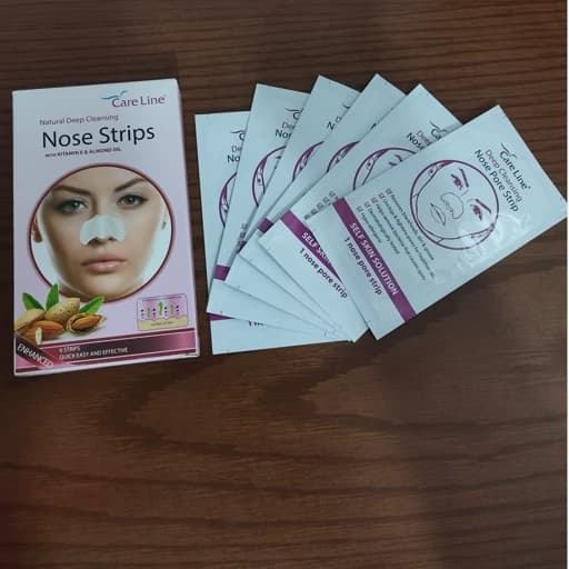 چسب بینی کرلاین Care Line حاوی ویتامین ای و روغن بادام بسته 6 عددی — تصویر ۳