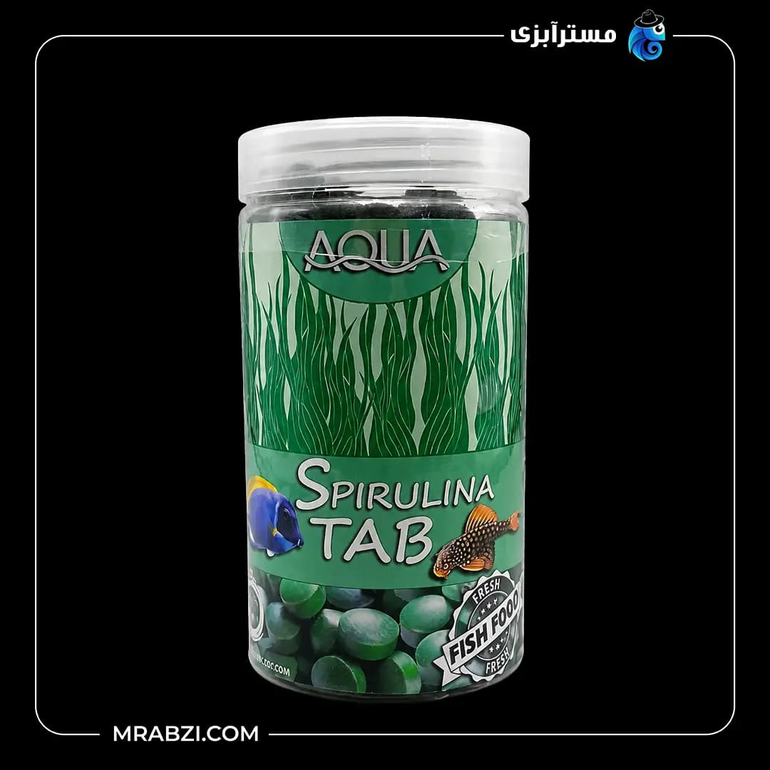 غذای قرصی جلبک اسپیرولینا آکوا (AQUA)