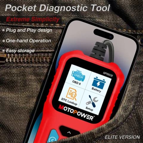 دیاگ خودرو MOTOPOWER MP69038 OBD2 Scanner | دستگاه تست خطای موتور خودرو — تصویر ۴