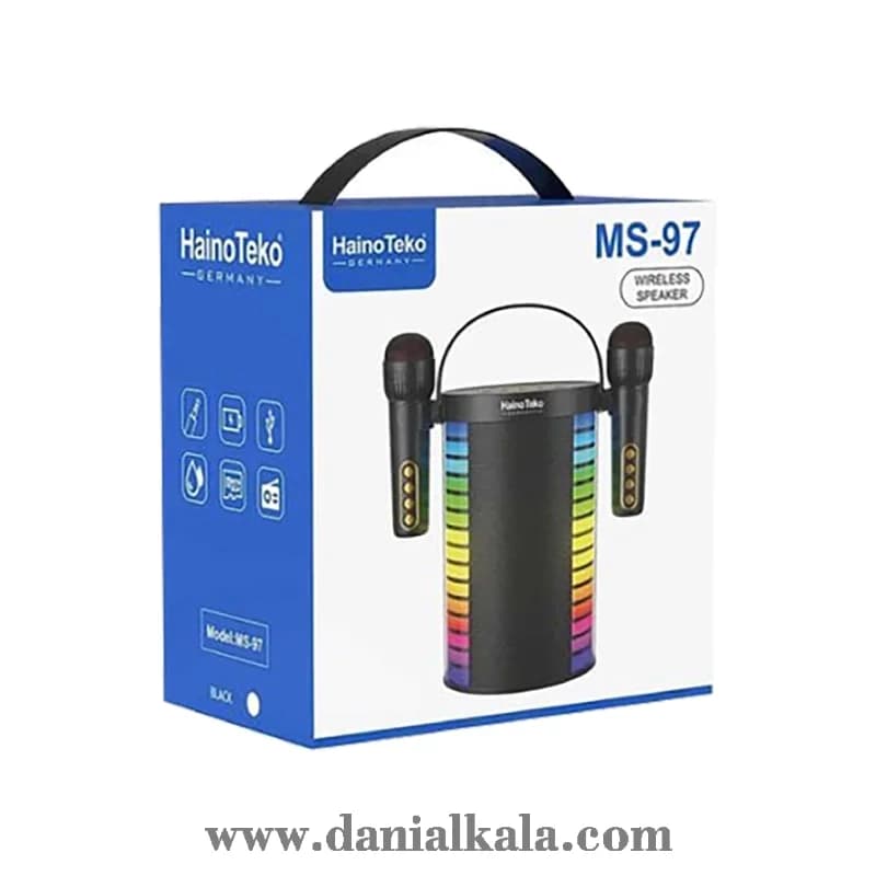 اسپیکر بلوتوثی قابل حمل HainoTeko مدل MS-97 — تصویر ۳