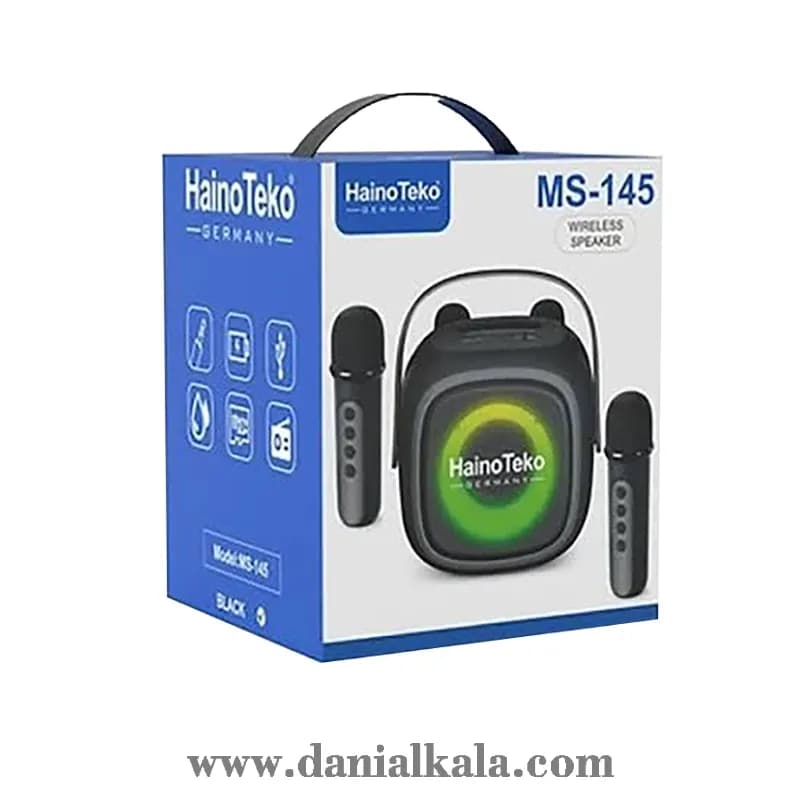 اسپیکر بلوتوثی قابل حمل HainoTeko مدل MS-145 — تصویر ۳