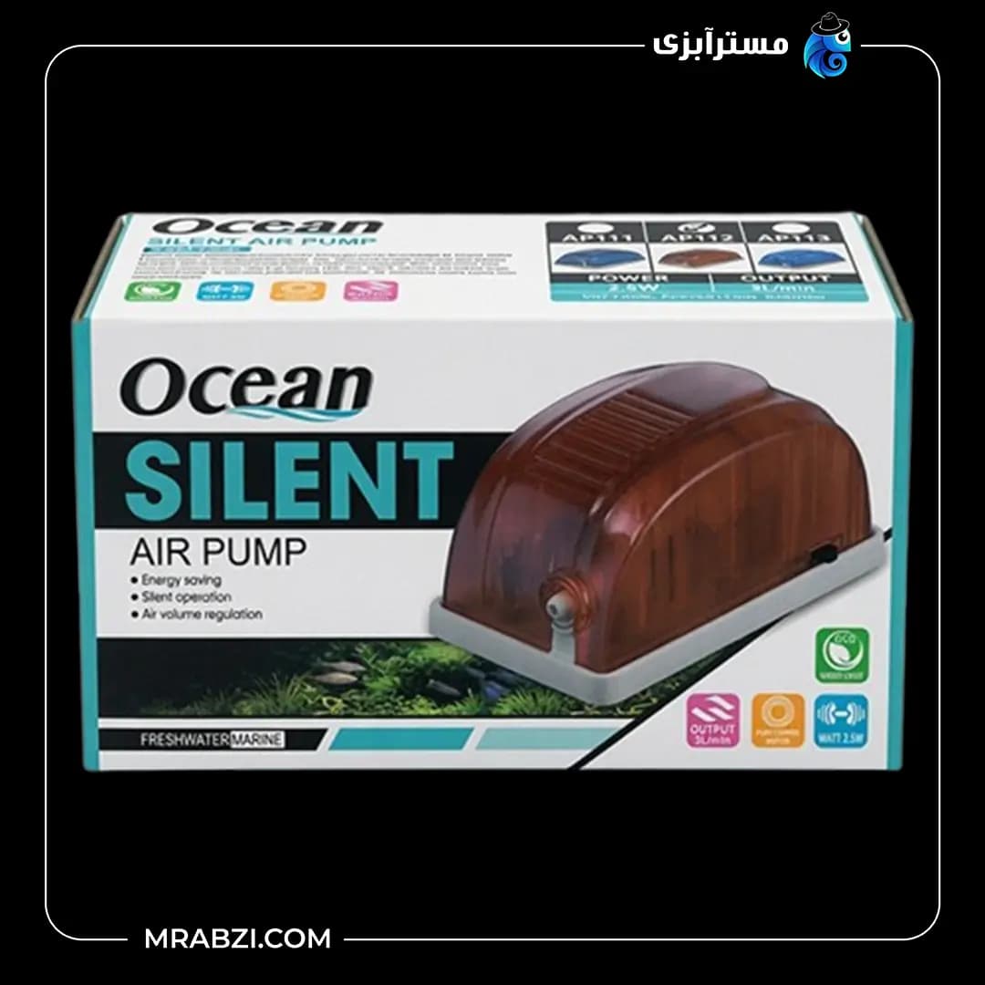 پمپ هوا آکواریوم سایلنت اوشن AP-112