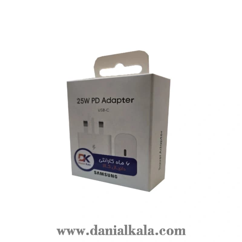 شارژر دیواری 25 وات سامسونگ مدل EP-TA800 درجه سه (Economy) — تصویر ۲
