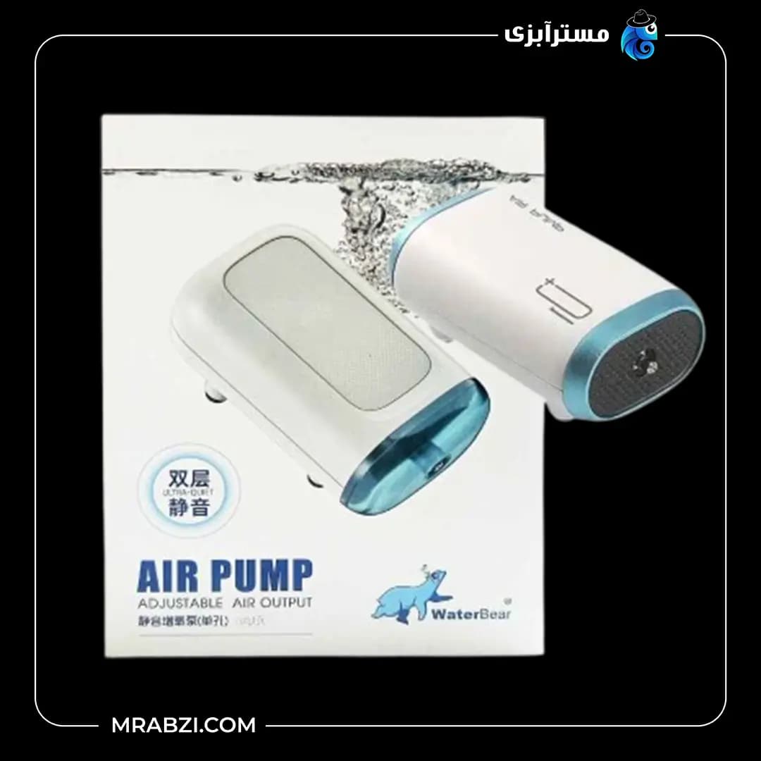 پمپ هوا آکواریوم تک خروجی واتر بر WB-Q718