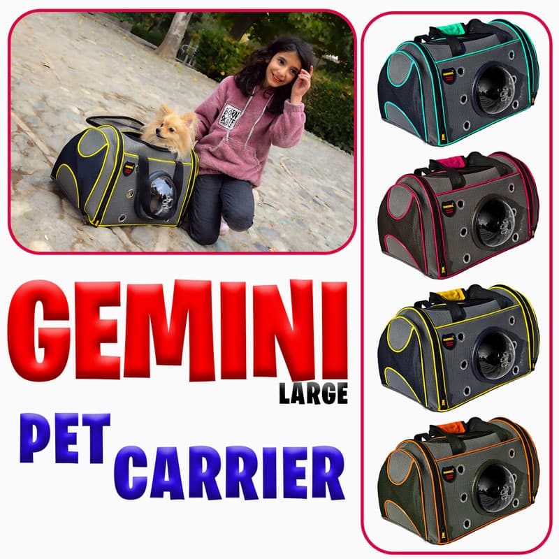کیف حمل سگ و گربه فضایی جمینی سایز بزرگ دنیل DANNIEL GEMINI LD30L (مناسب هواپیما ) — تصویر ۳