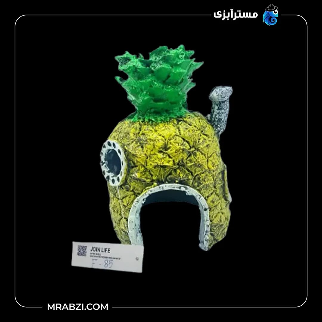 دکور آکواریوم طرح آناناس مدل F-85