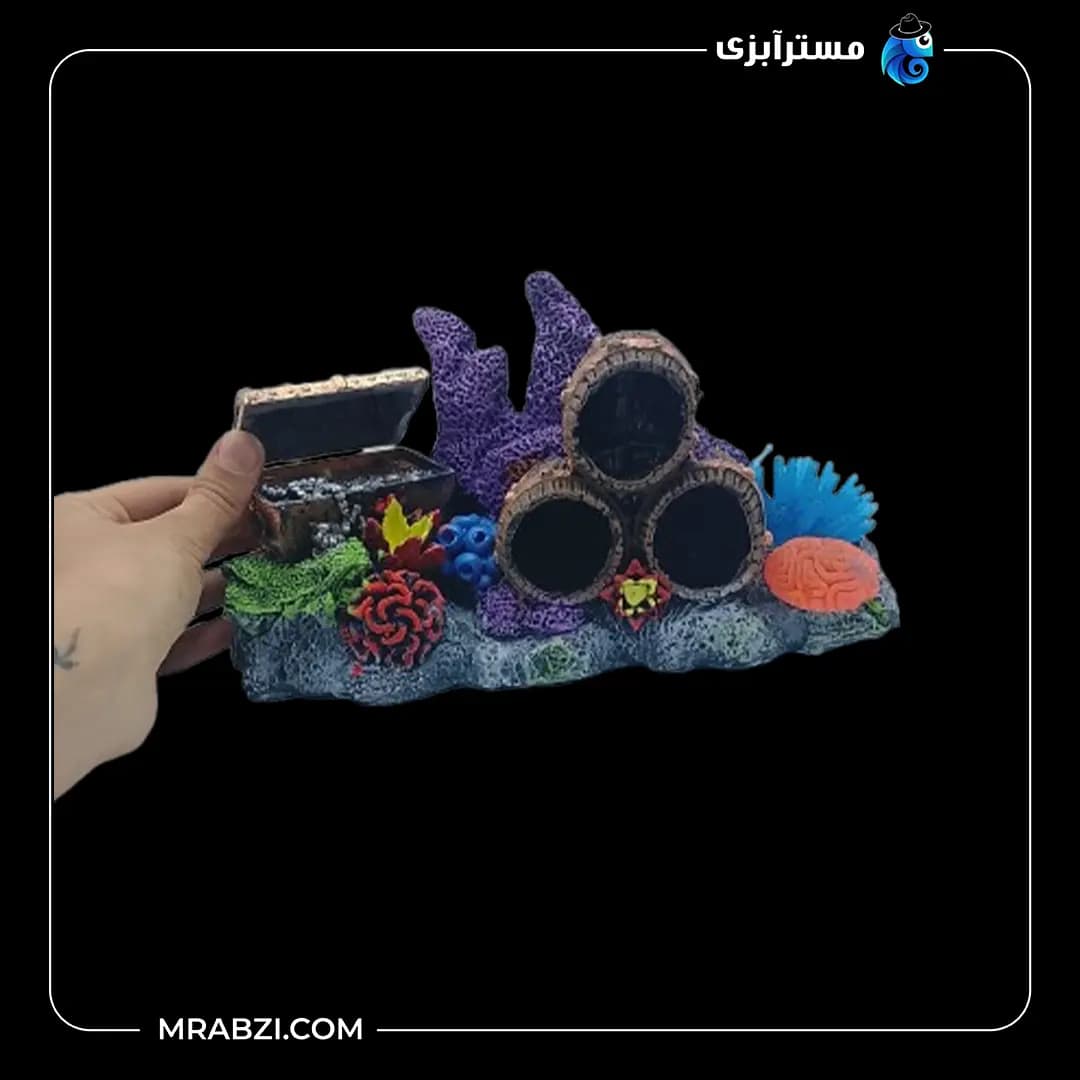 دکور آکواریوم طرح صخره مرجانی مدل F-94