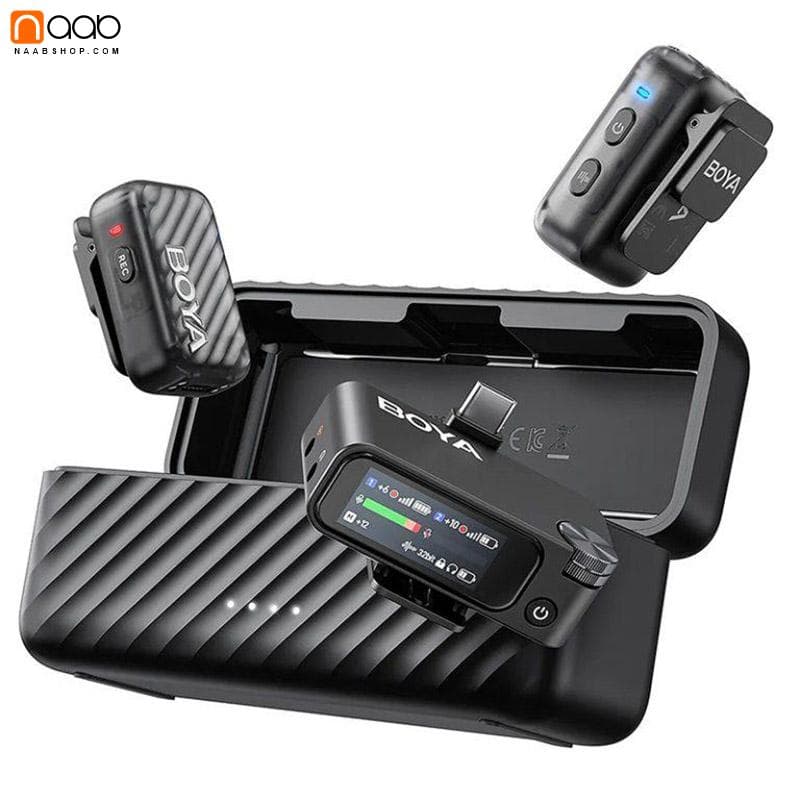 میکروفون یقه‌ای بی‌سیم بویا مدل BOYA BOYAMIC 2-02