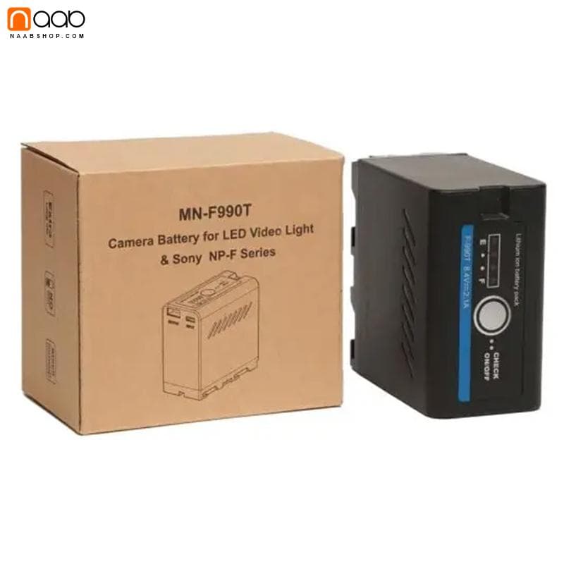 باتری دوربین و نور ثابت SONY NP-F990T Battery (7500mah) — تصویر ۲