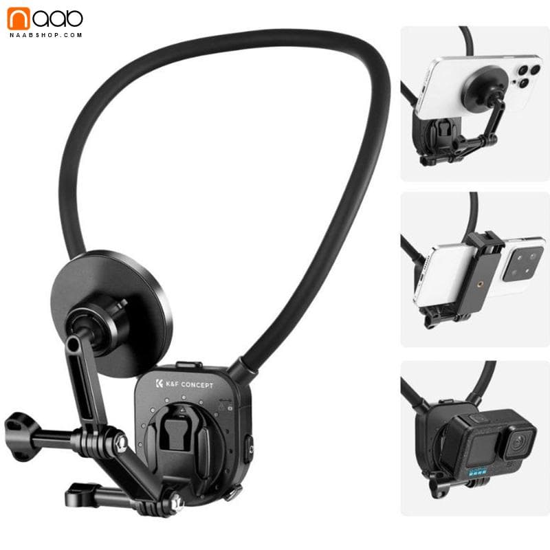 هولدر گردنی مغناطیسی K&F SKU.2288 Concept Magnetic Neck Phone Mount