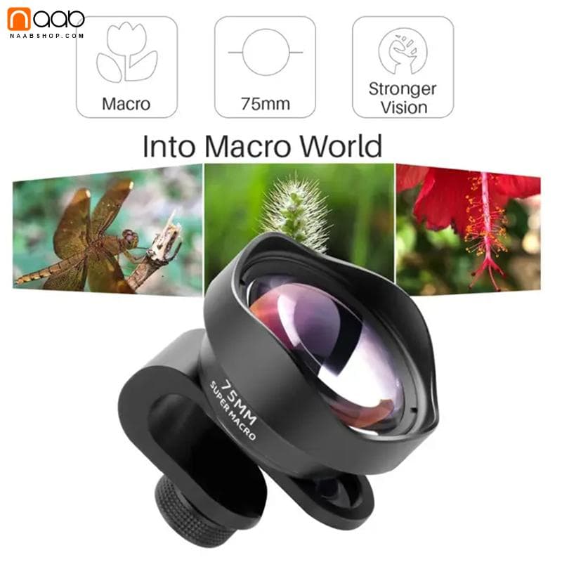 لنز موبایل سوپر ماکرو OSiNO pholes 75mm SuperMacro Mobile Lens — تصویر ۹
