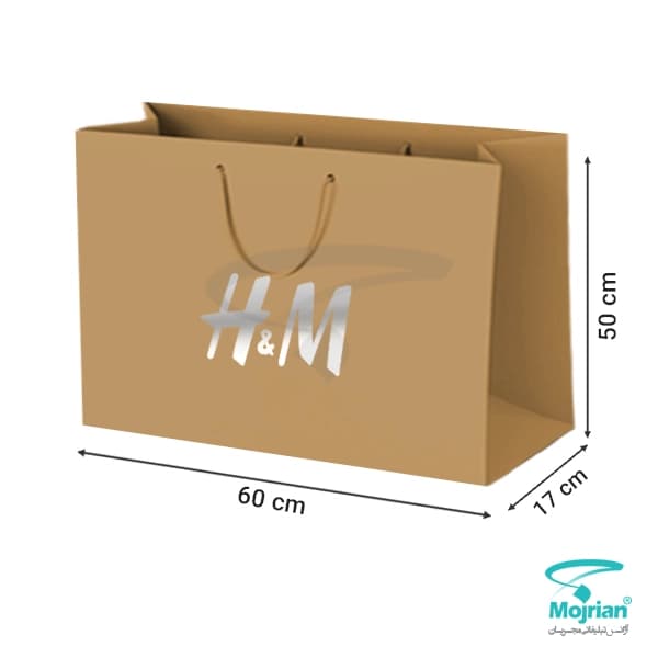 بگ کاغذی کرافت آماده M2153