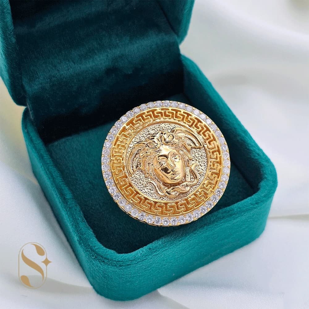 انگشتر نقره زنانه مدل ورساچه کد SilverSet-R657