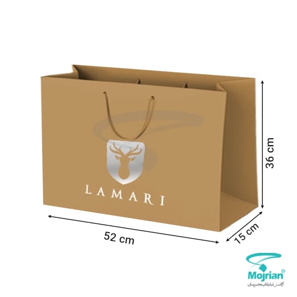 بگ کاغذی کرافت آماده M2152