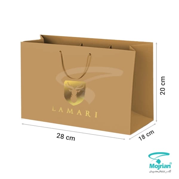 بگ کاغذی کرافت آماده M2147