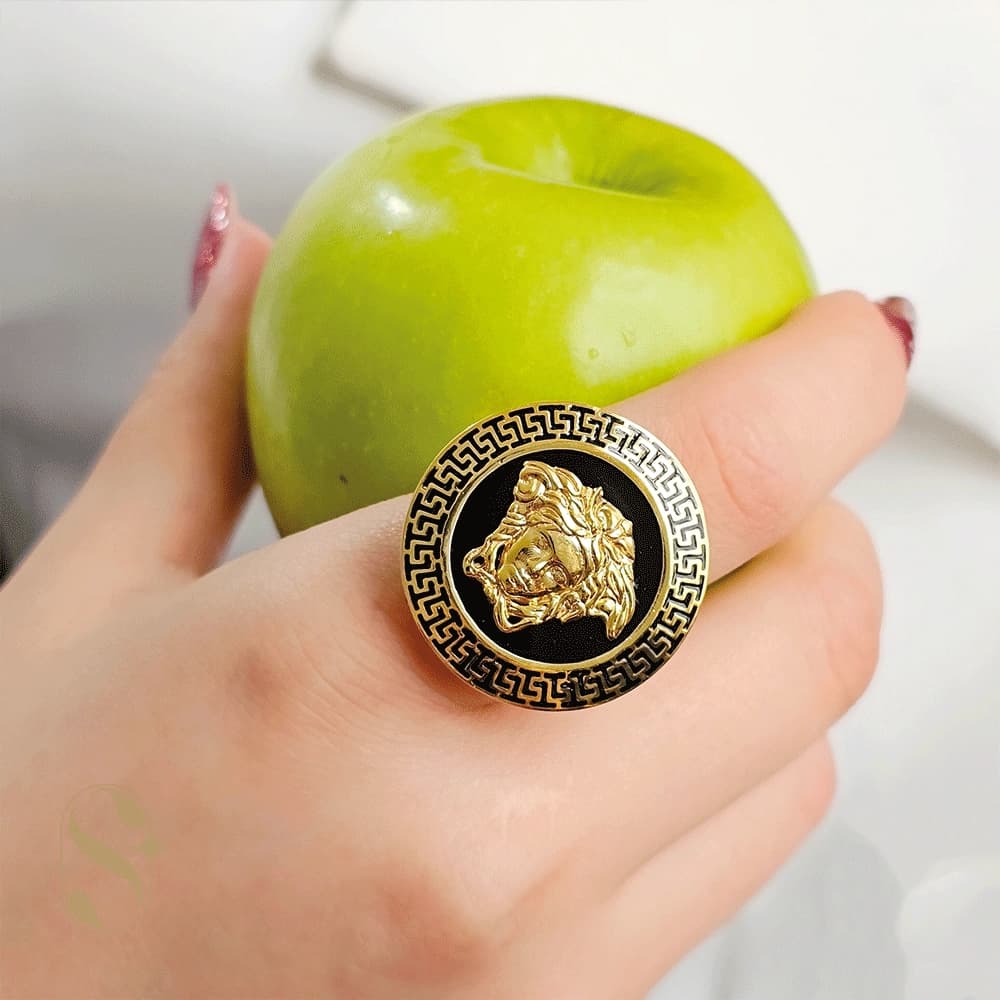 انگشتر نقره زنانه مدل ورساچه کد SilverSet-R658 — تصویر ۲