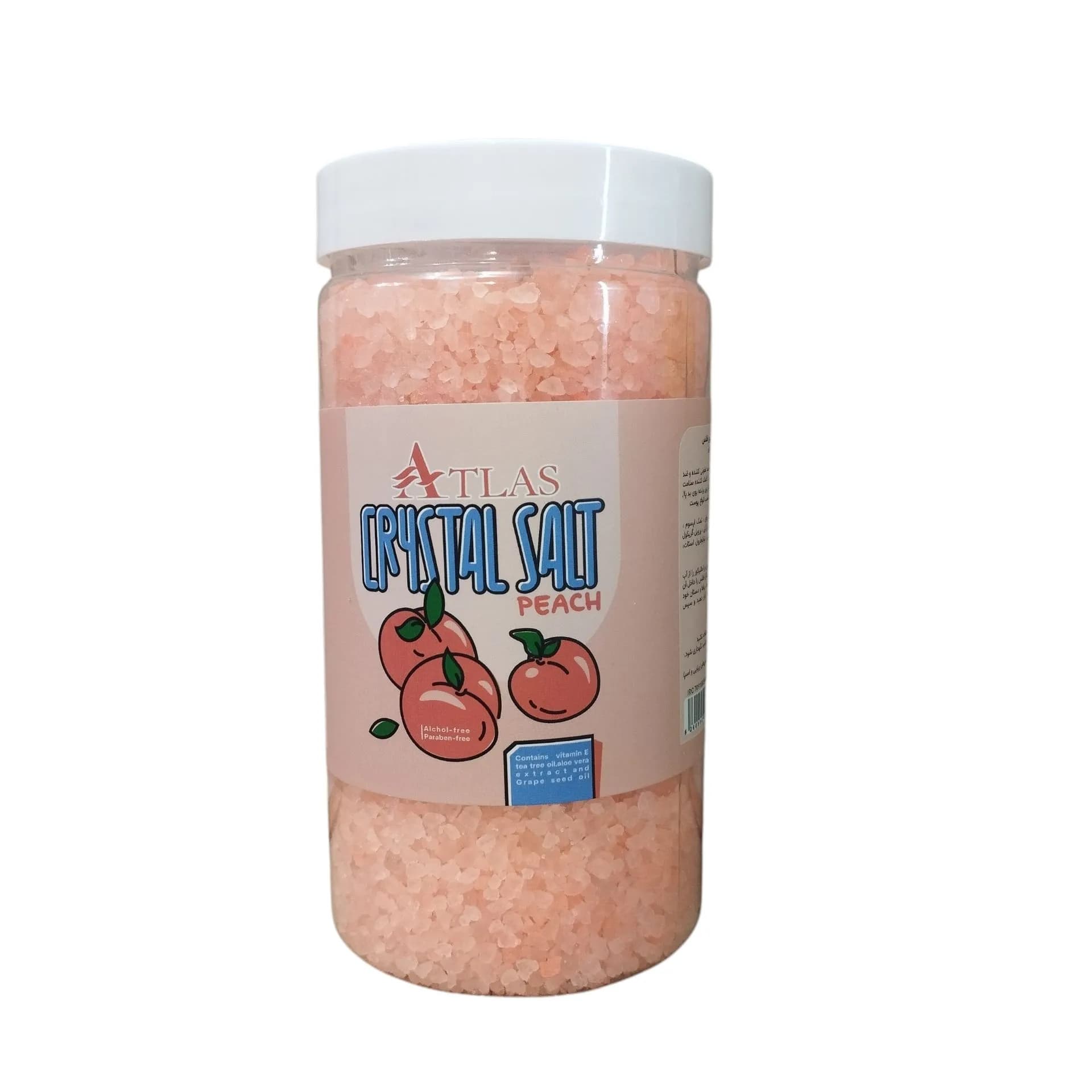نمک کریستال اطلس در رایحه هلو وزن 1 کیلو گرم مدل Crystal Salt — تصویر ۲