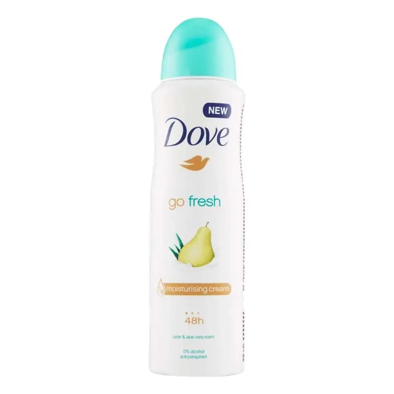 اسپری ضد تعریق داو مدل گو فرش گلابی و آلوئه ورا DOVE GO FRESH حجم 250 میل