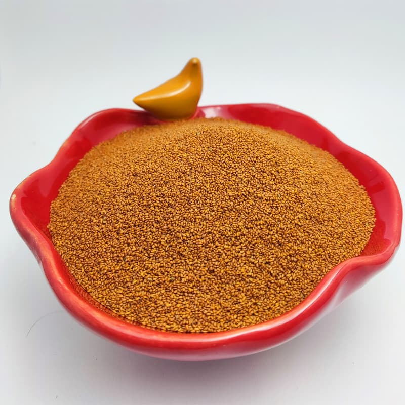 خاکشیر ممتاز حس خوب – 500 گرم به همراه تخم شربتی حس خوب – 500 گرم — تصویر ۲