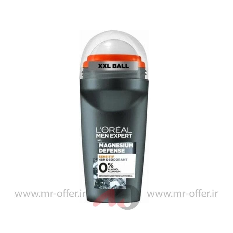رول ضد تعریق لورآل مدل MAGNESIUM DEFENCE حجم 50 میلی لیتر — تصویر ۲
