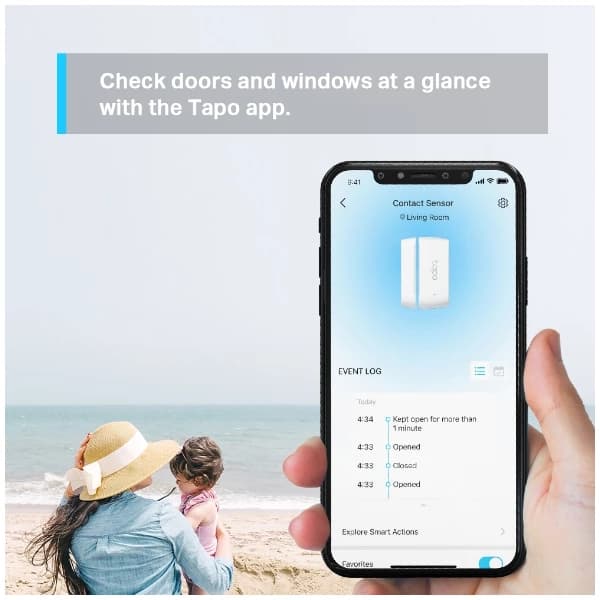 سنسور هوشمند در و پنجره تی پی-لینک مدل Tapo T110 — تصویر ۵