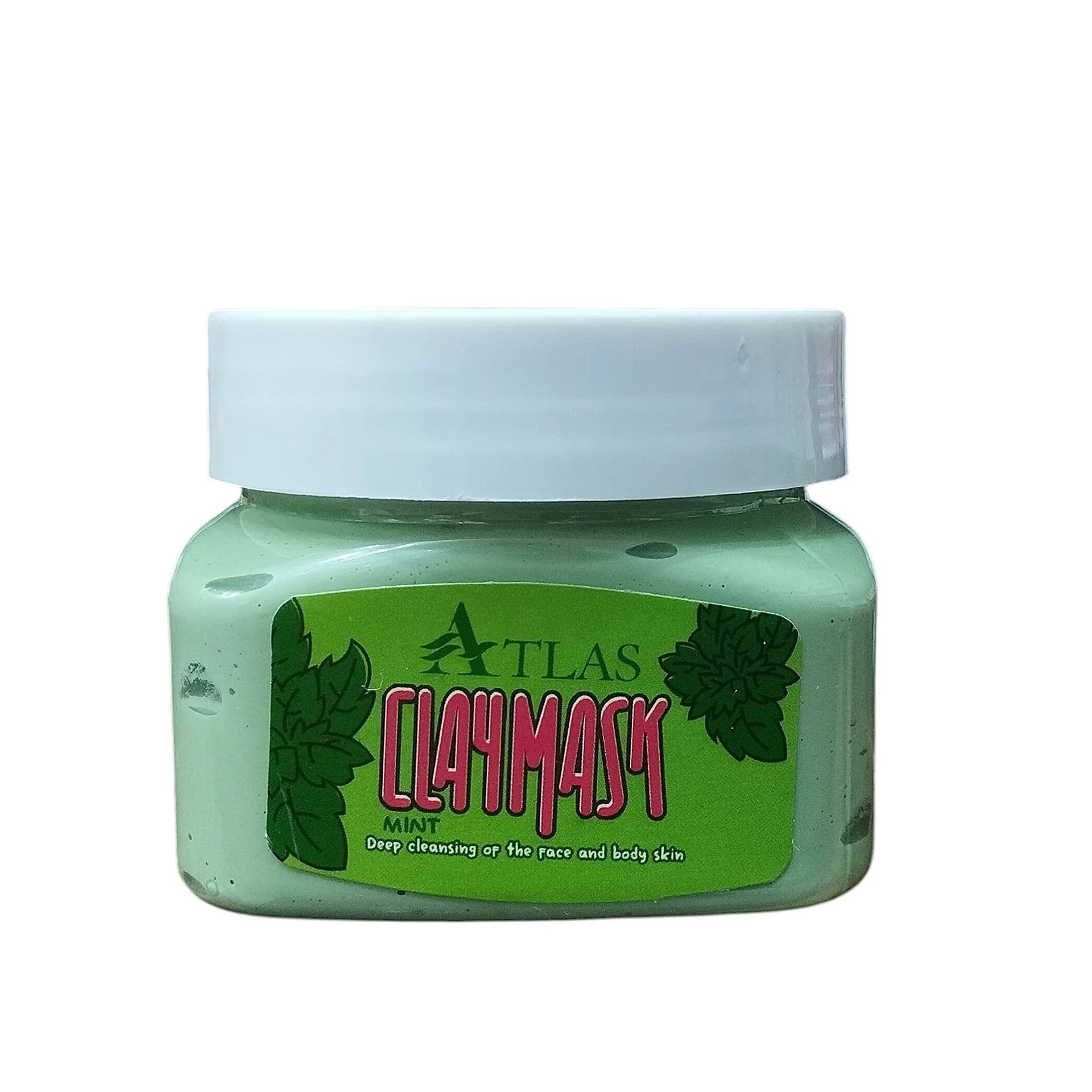 کلای ماسک صورت رسی اطلس مدل نعنا حجم 200 گرم (Clay Mask)