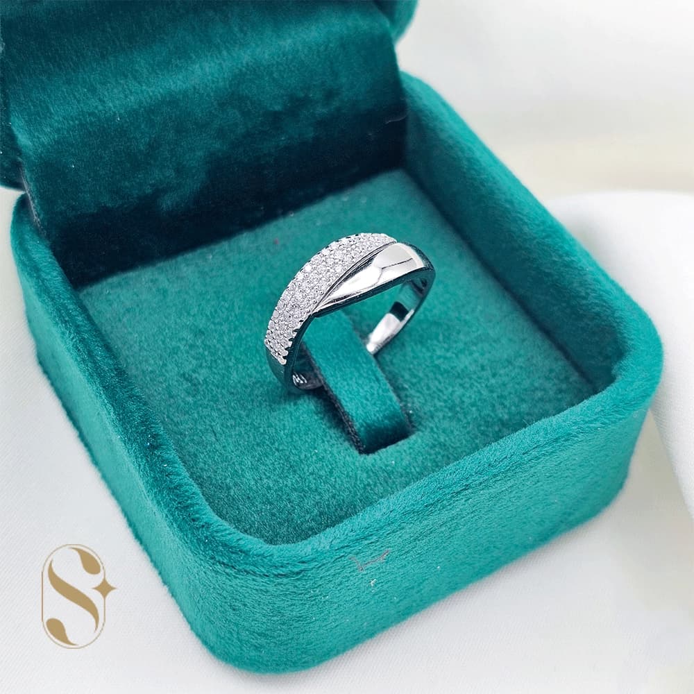 انگشتر نقره زنانه کد SilverSet-R683