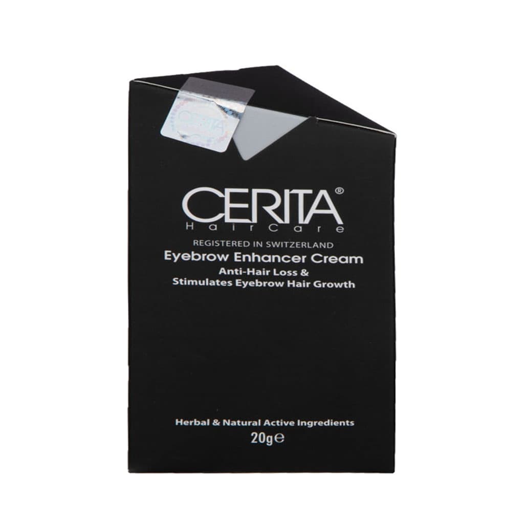 کرم گیاهی تقویت کننده و ضد ریزش ابرو 20 گرم سریتا cerita — تصویر ۳