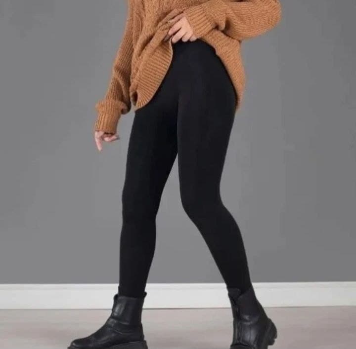 شلوار ساپورت کرکدار مشکی گرم بالا جی وی سی وارداتی کد2613 — تصویر ۳