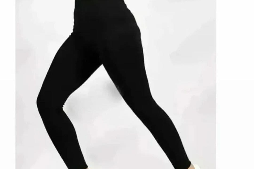 شلوار ساپورت کرکدار مشکی گرم بالا جی وی سی وارداتی کد2613 — تصویر ۵