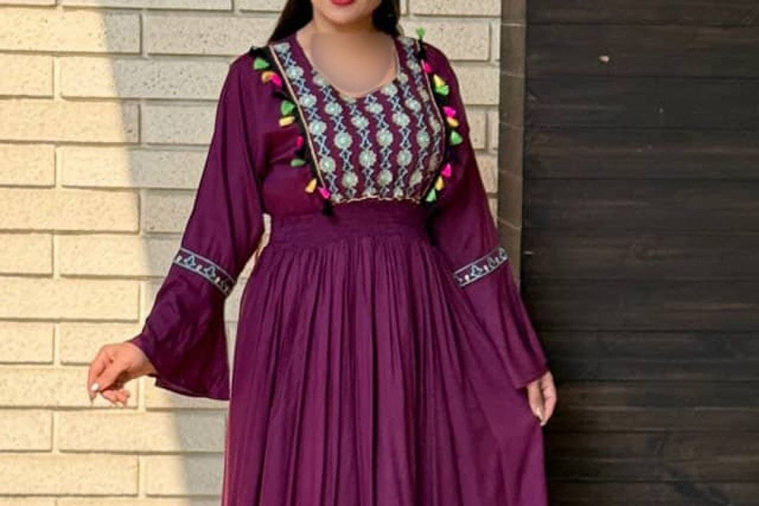پیراهن ساحلی نخی گلدوزی منگوله دار وارداتی/کد2607
