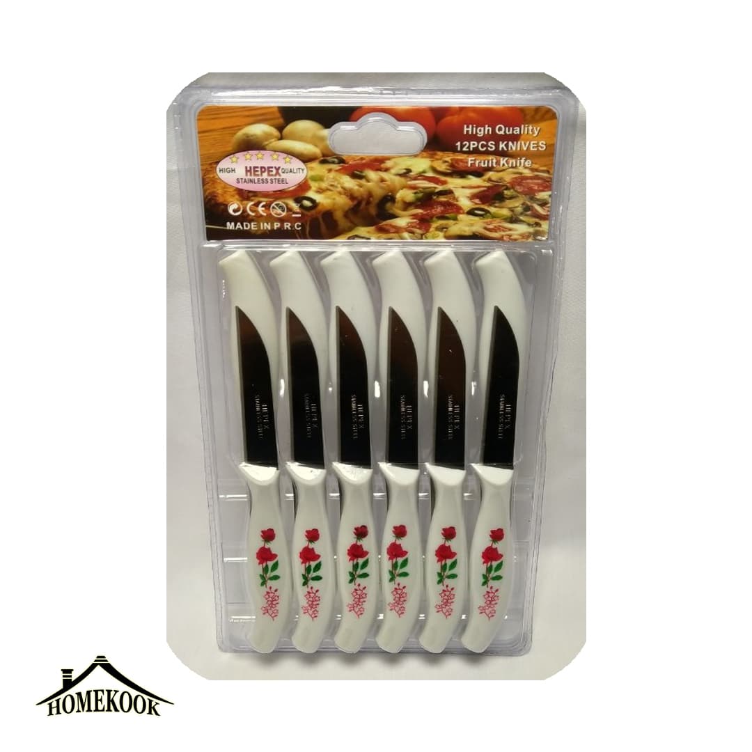 کارد میوه خوری گل دار HPEXE