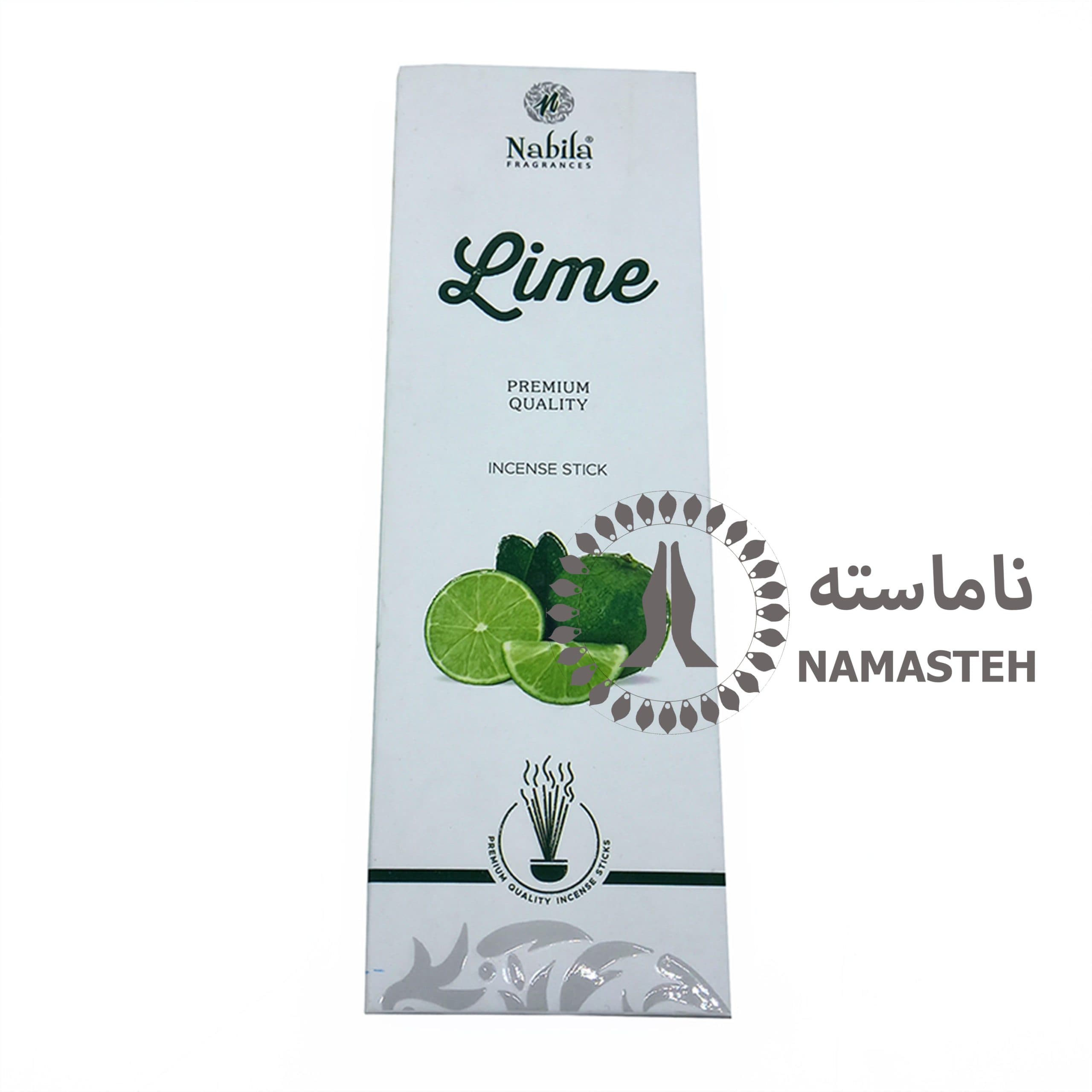 عود دستساز نابیلا 90گرمی nabila رایحه لیمو lime کد 268