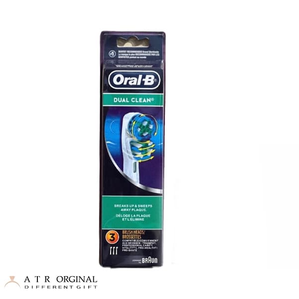 سری یدک مسواک برقی اورال بی 3 عددی مدل Oral-b Dual Clein Braun