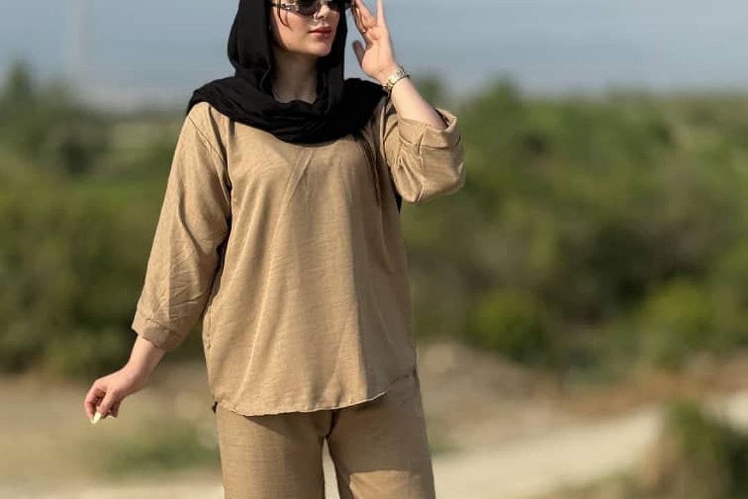 ست لباس وراحتی بیرونی/بهترین ست لباس بااستایل شیک وراحت -کد2585