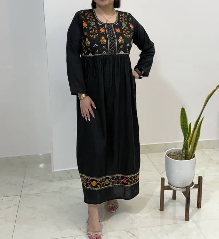 پیراهن ساحلی گلدوزی اورجینال زنانه – هندی/کد2563 تخفیف ویژه — تصویر ۶