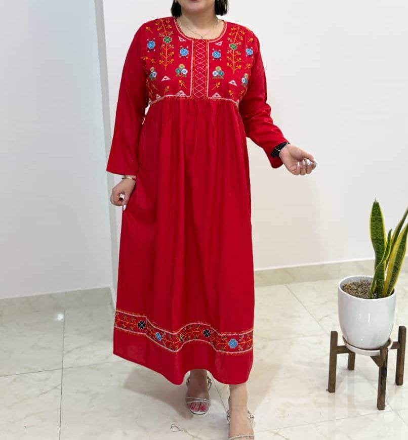 پیراهن ساحلی گلدوزی اورجینال زنانه – هندی/کد2558 تخفیف ویژه — تصویر ۸
