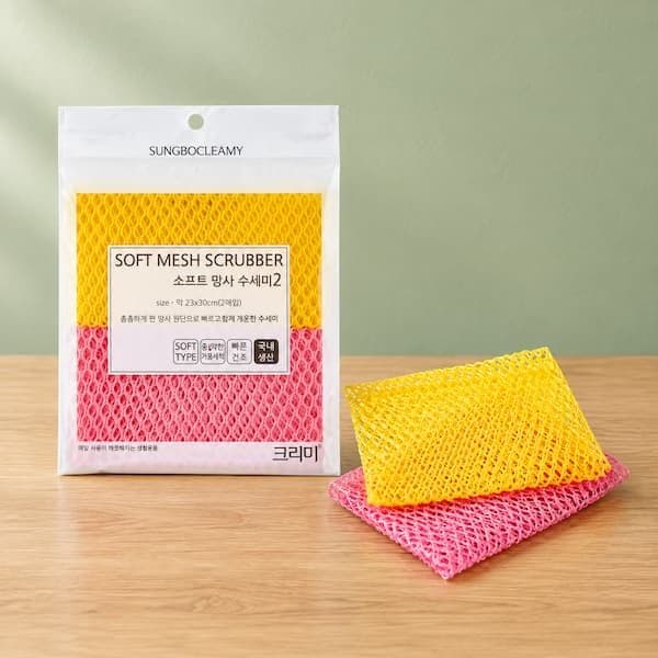 اسکاچ سانگبو کلمی SOFT MESH SCRUBBER بسته 2 عددی - کلبه چین