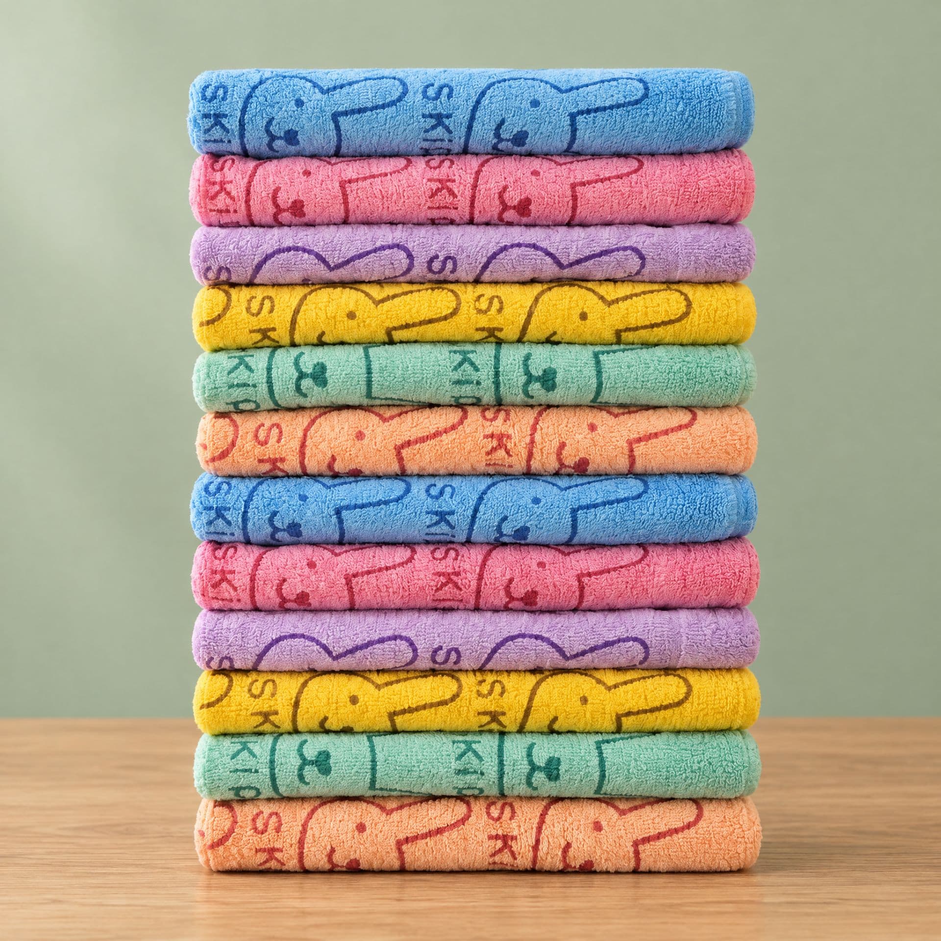 حوله آشپزخانه طرح خرگوش مدل skip سایز 40x40 سانتی متر - کلبه چین