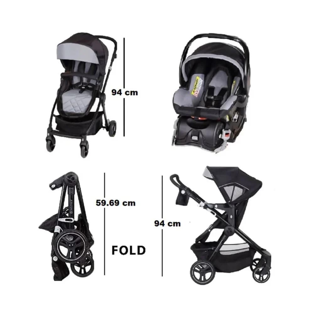ست کالسکه و کریر بیبی ترند Baby Trend مدل City Clicker LX — تصویر ۷