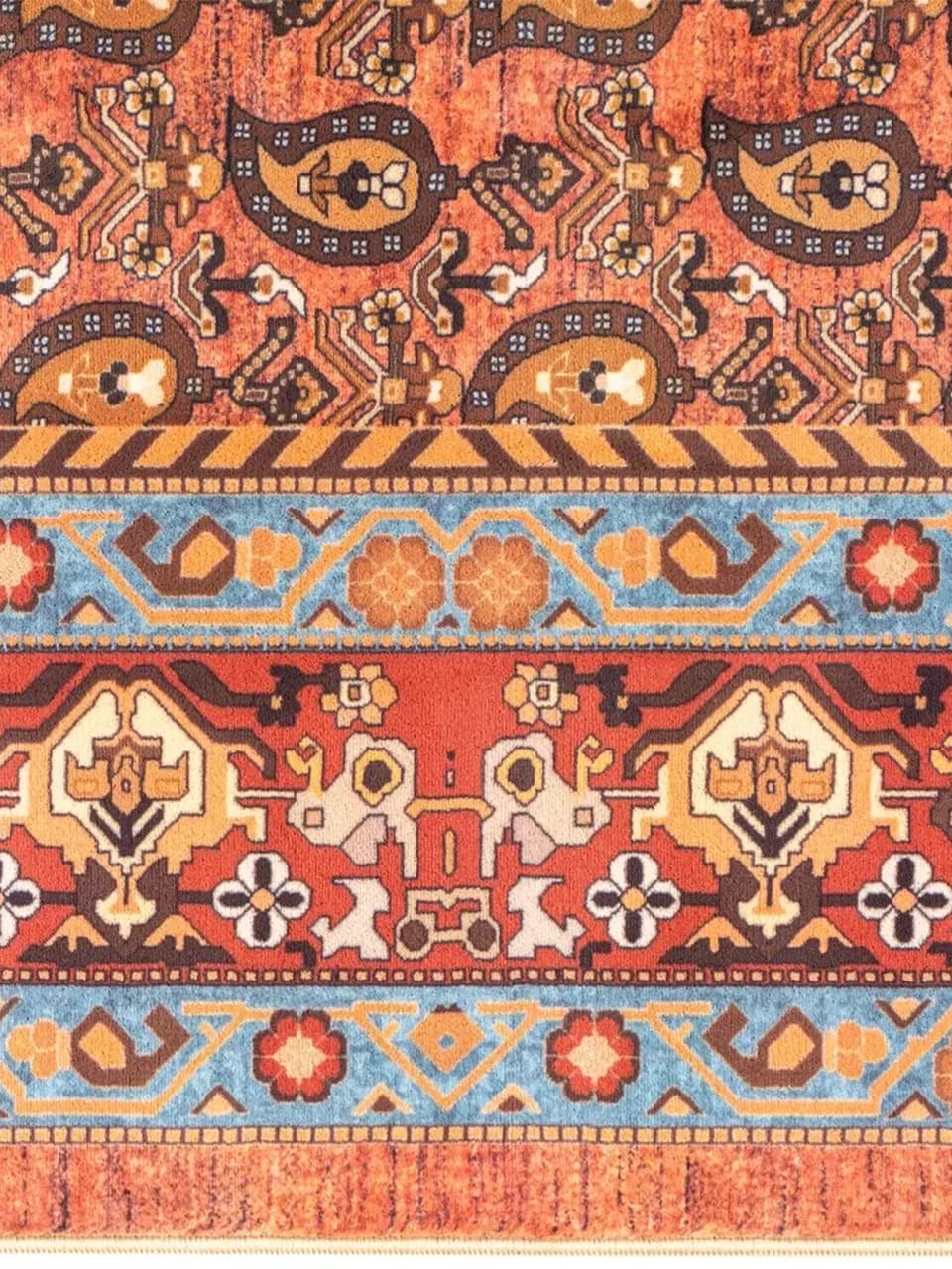 فرش سنتی کد 25CS0160 عنابی 1000 شانه — تصویر ۳