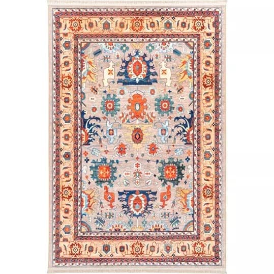 فرش سنتی کد 25CS0260 طوسی 1000 شانه — تصویر ۸