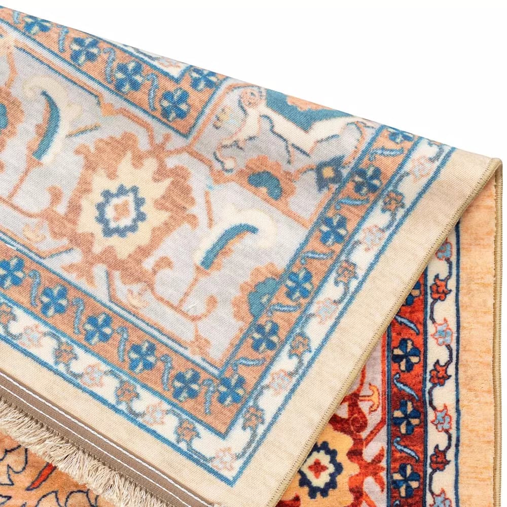 فرش سنتی کد 25CS0260 طلایی 1000 شانه — تصویر ۵