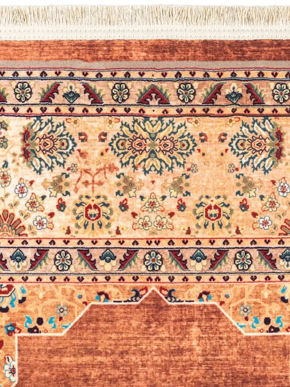 فرش سنتی کد 25CS0170 عنابی 1000 شانه — تصویر ۳