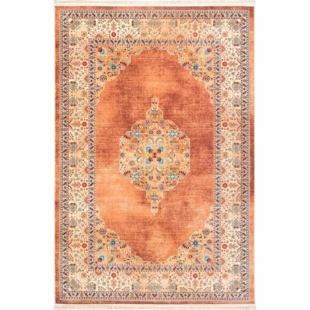 فرش سنتی کد 25CS0170 عنابی 1000 شانه — تصویر ۲